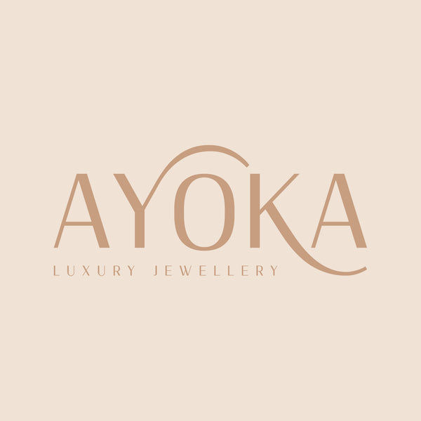 Ayoka jewellery logo with 'Luxury Jewellery' tagline